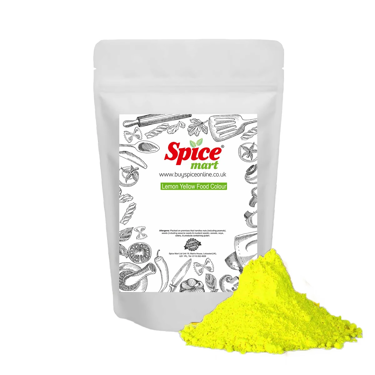 Lemon Yellow Food Colour 250g