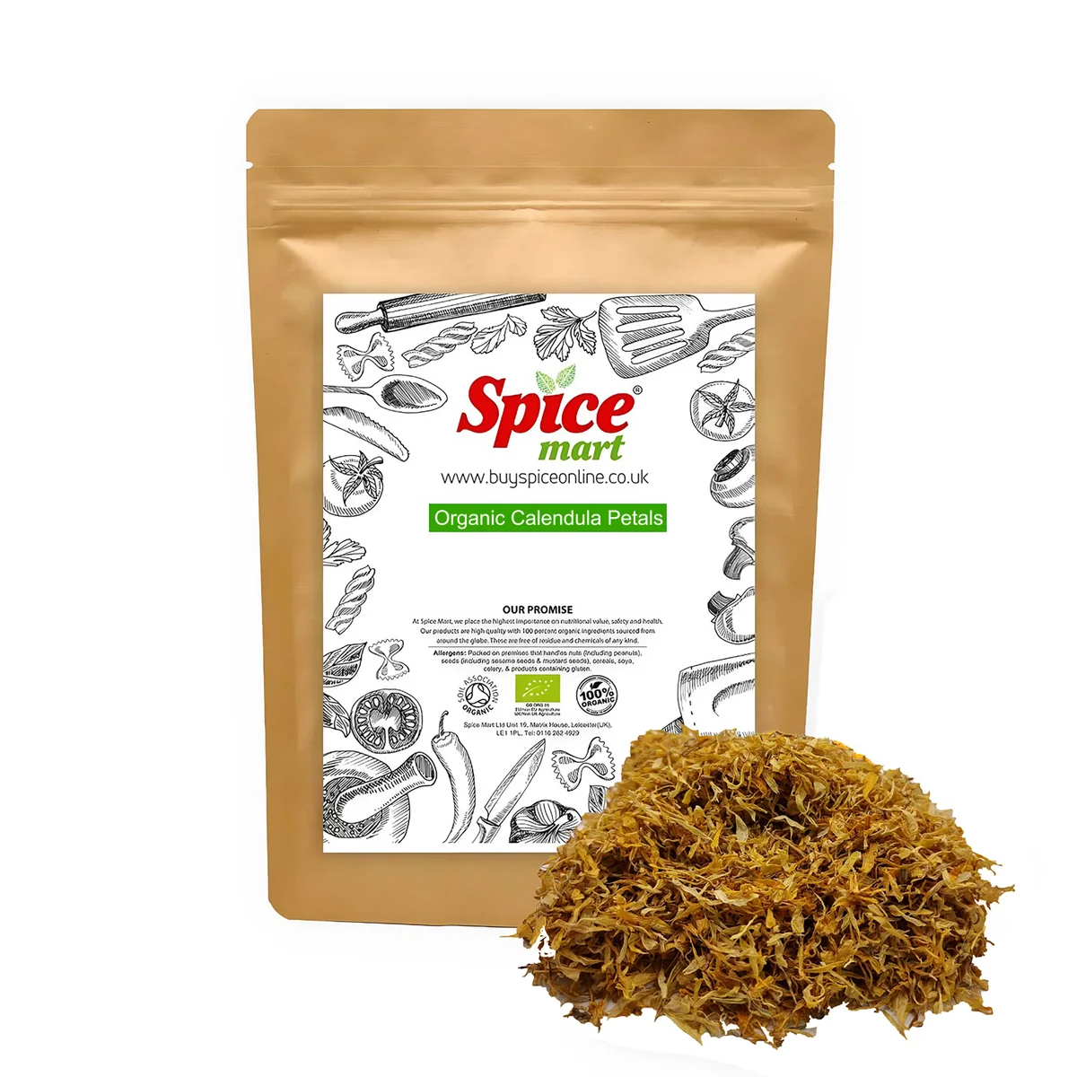 Organic Calendula Petals 50g