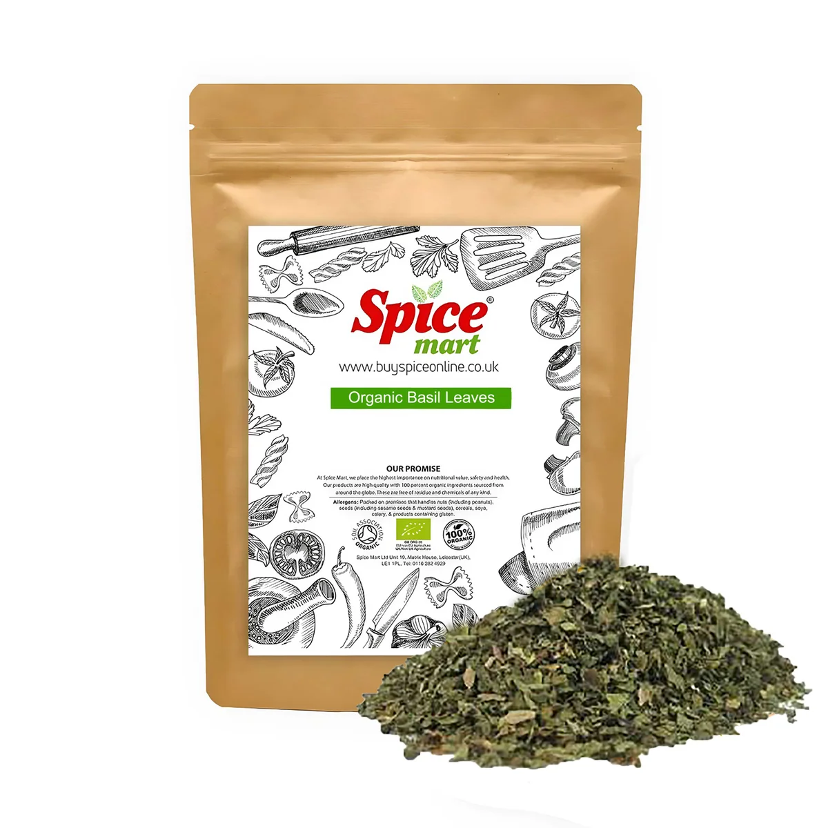 Organic Basil 1kg