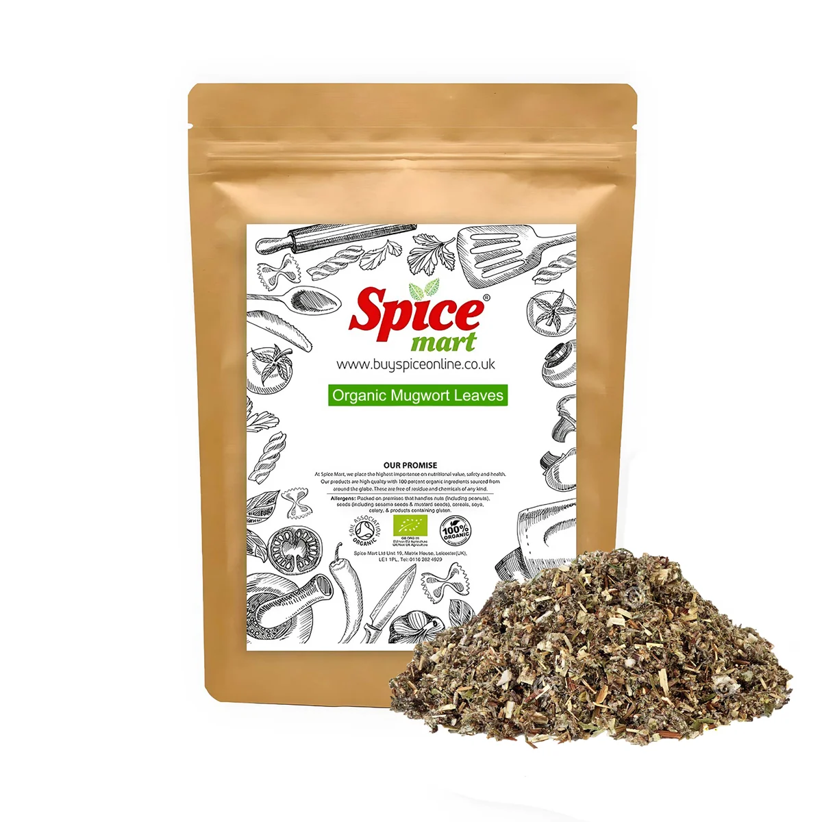 Organic Mugwort Herb 100g