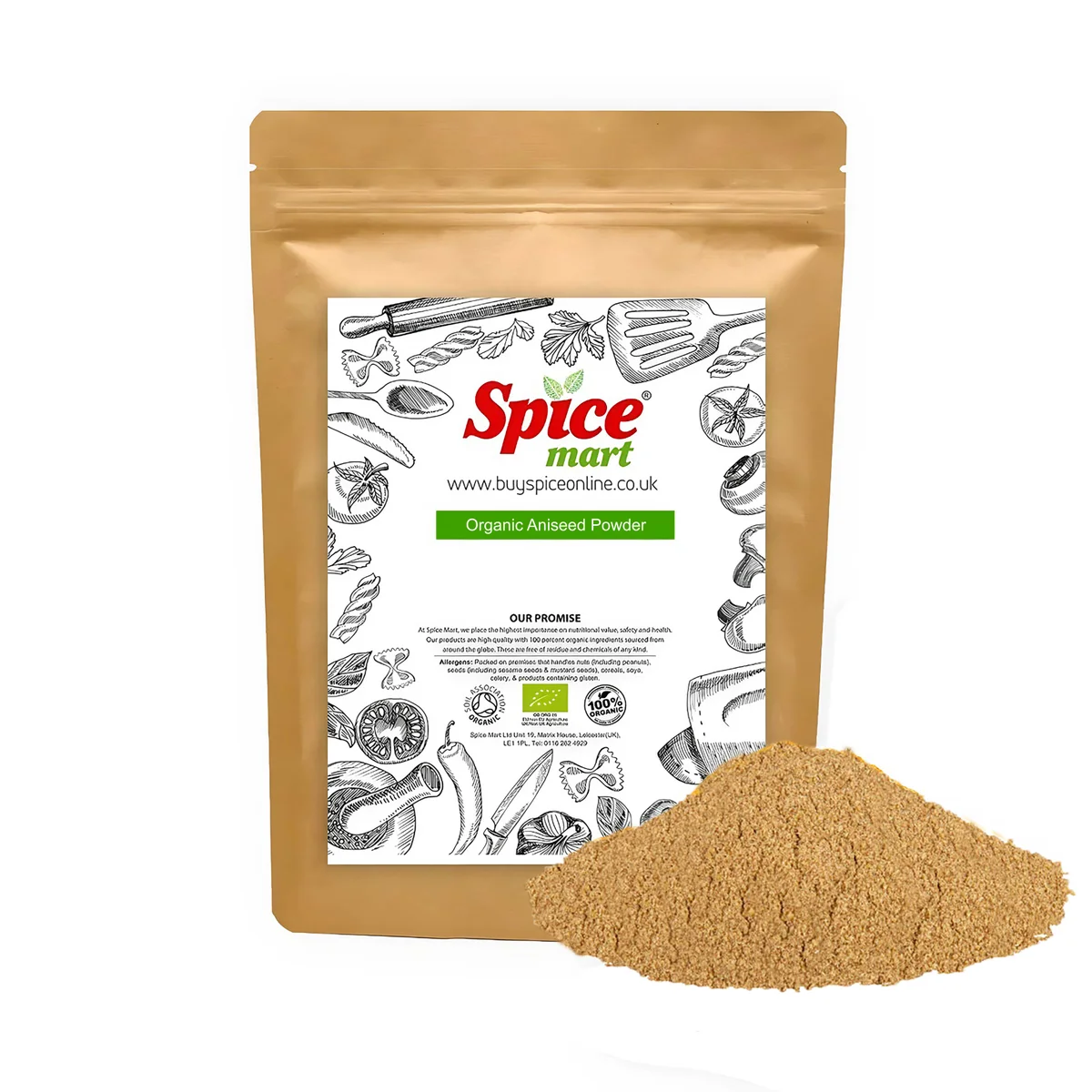 Organic Aniseed Powder 100g