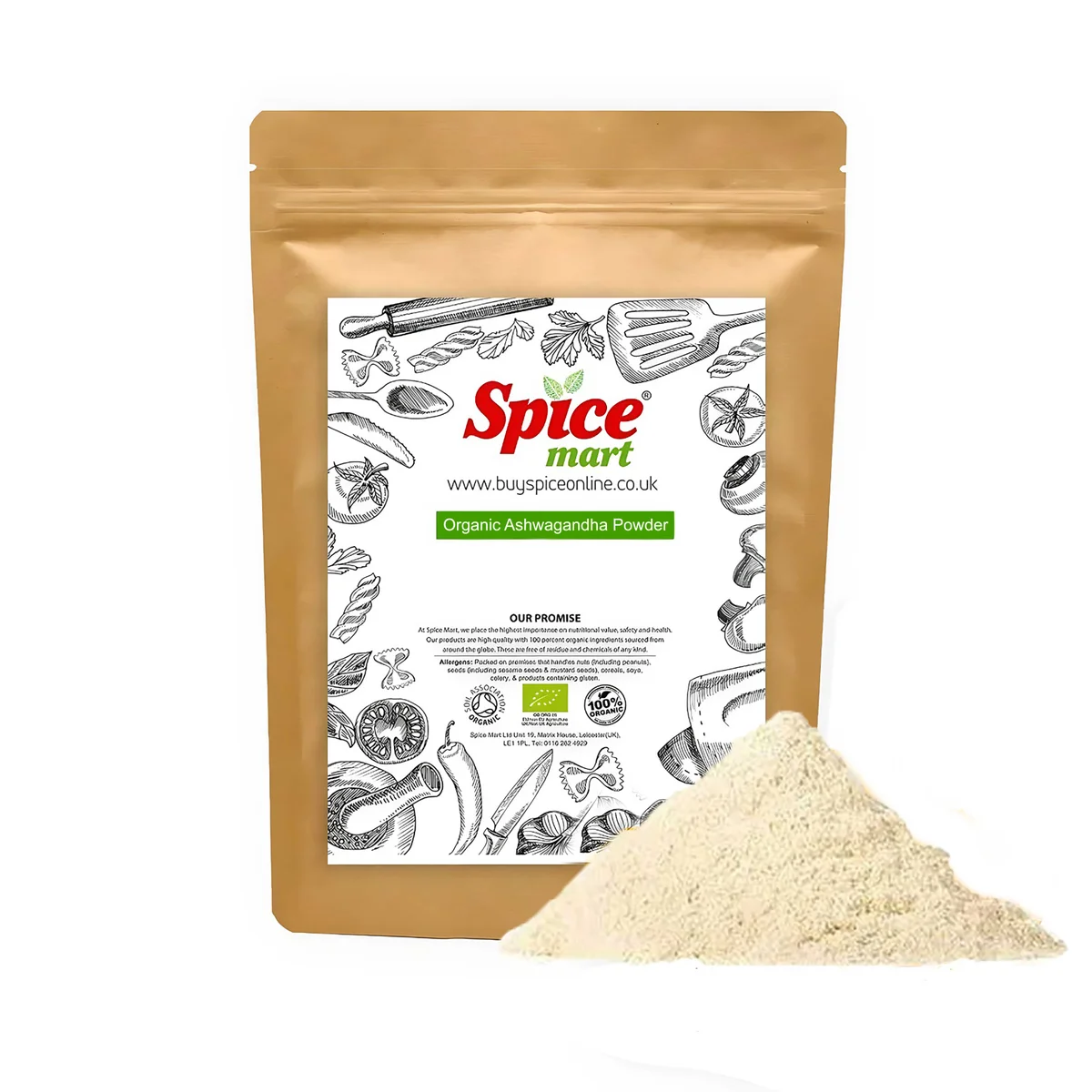 Organic Ashwagandha Powder 100g