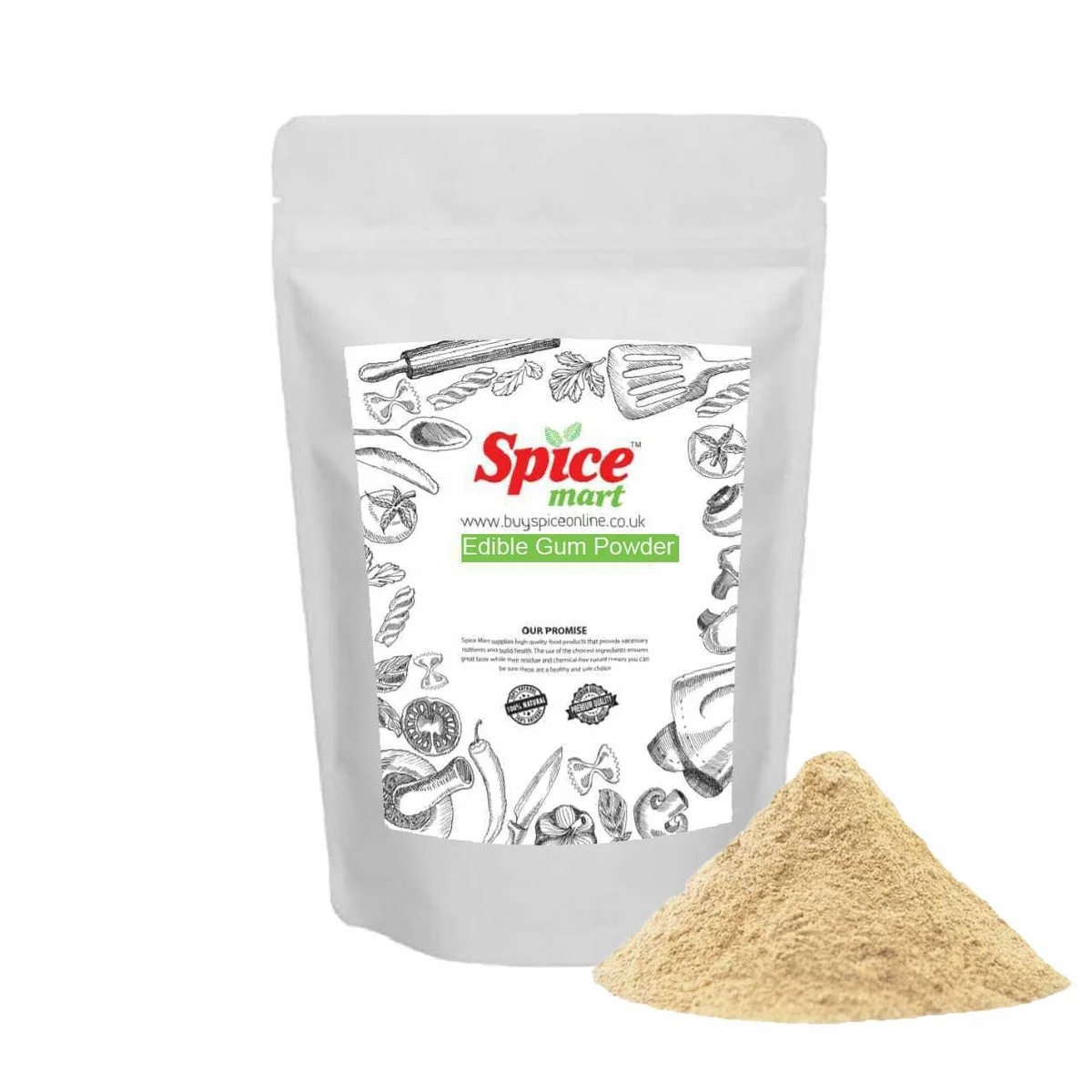 Edible Gum Powder 100g