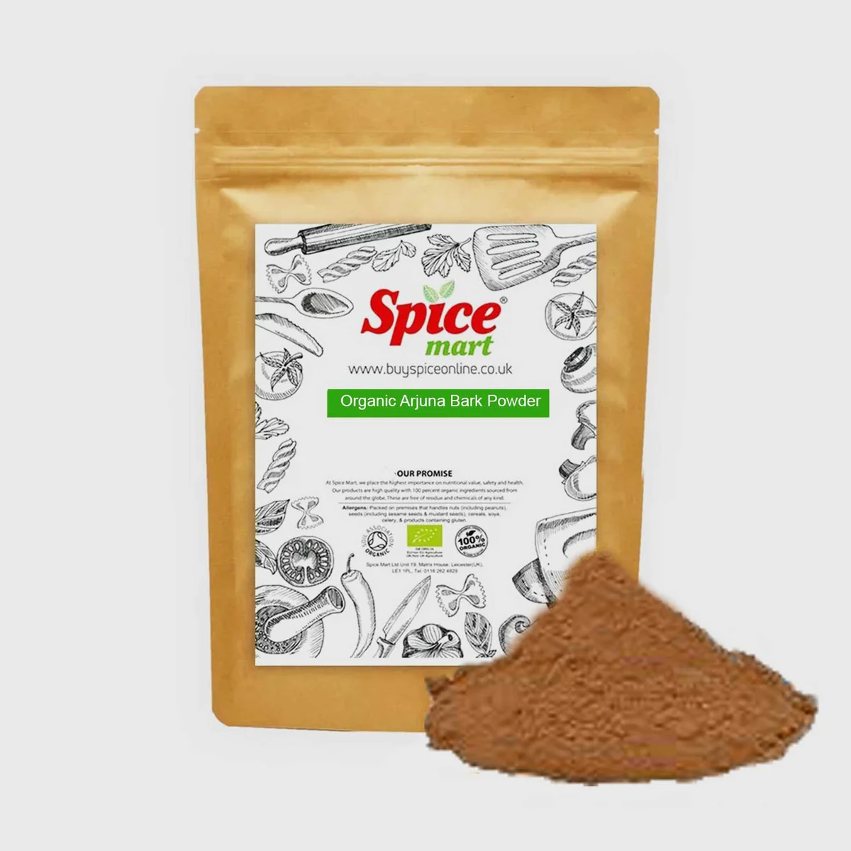 Organic Arjuna Bark Powder 1kg
