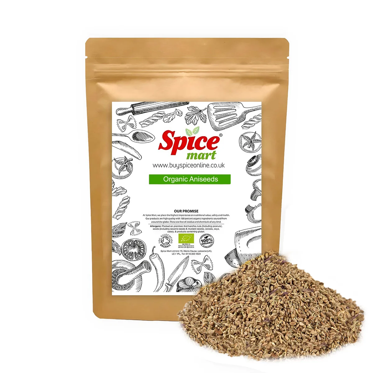 Organic Aniseed Green 100g