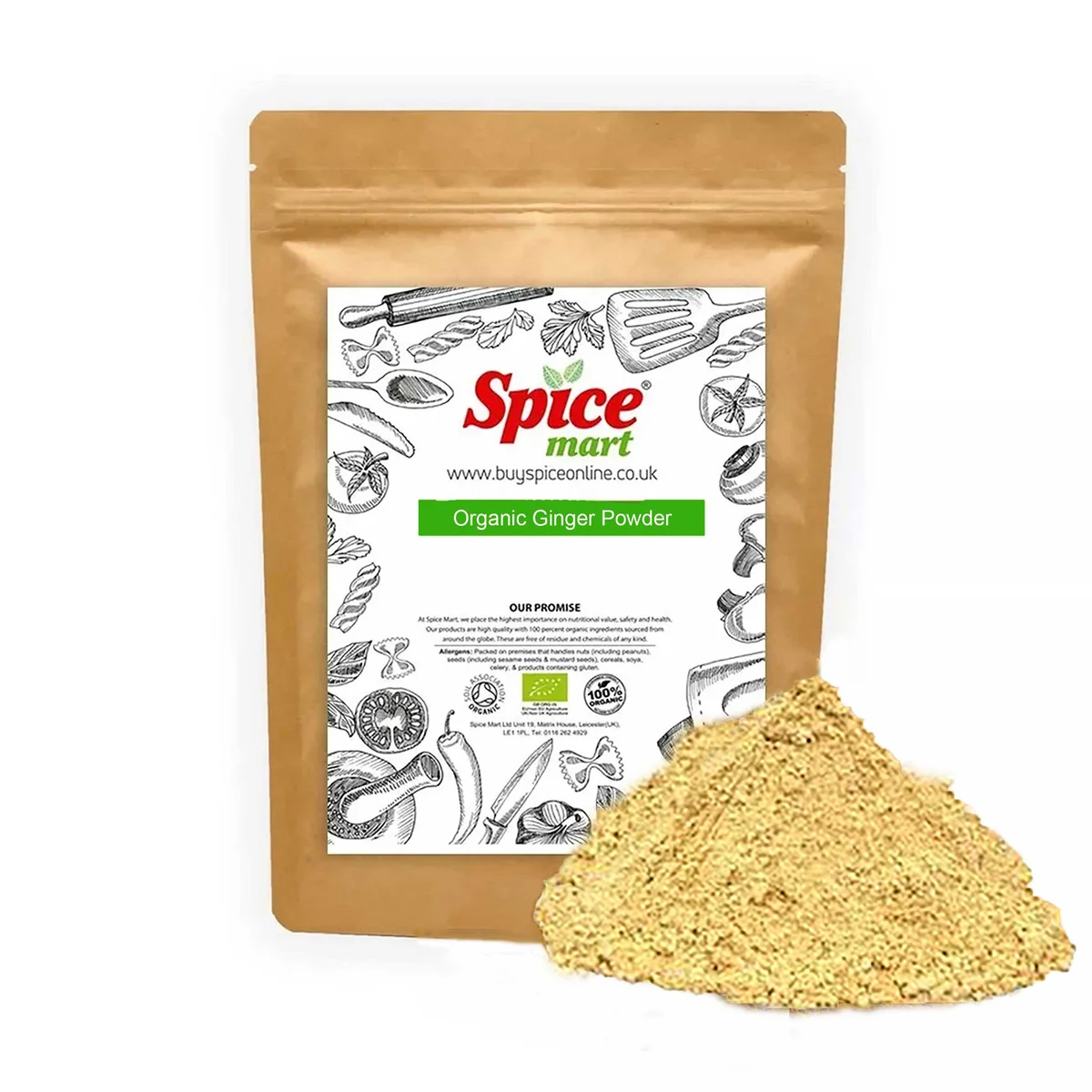 Organic Ginger Powder 1kg