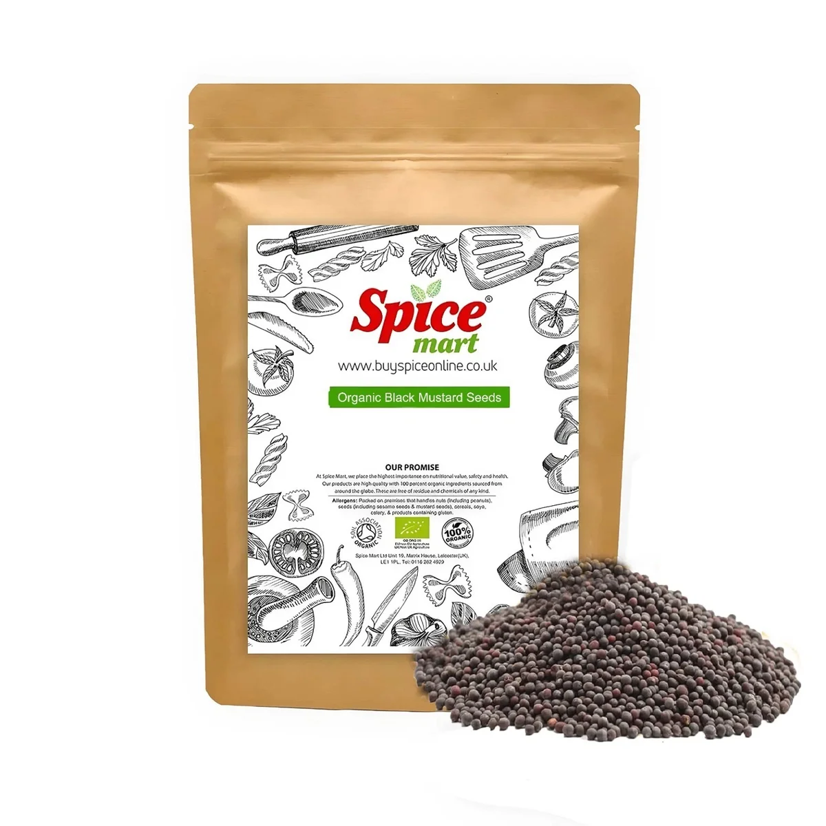 Organic Mustard Seed Brown 100g