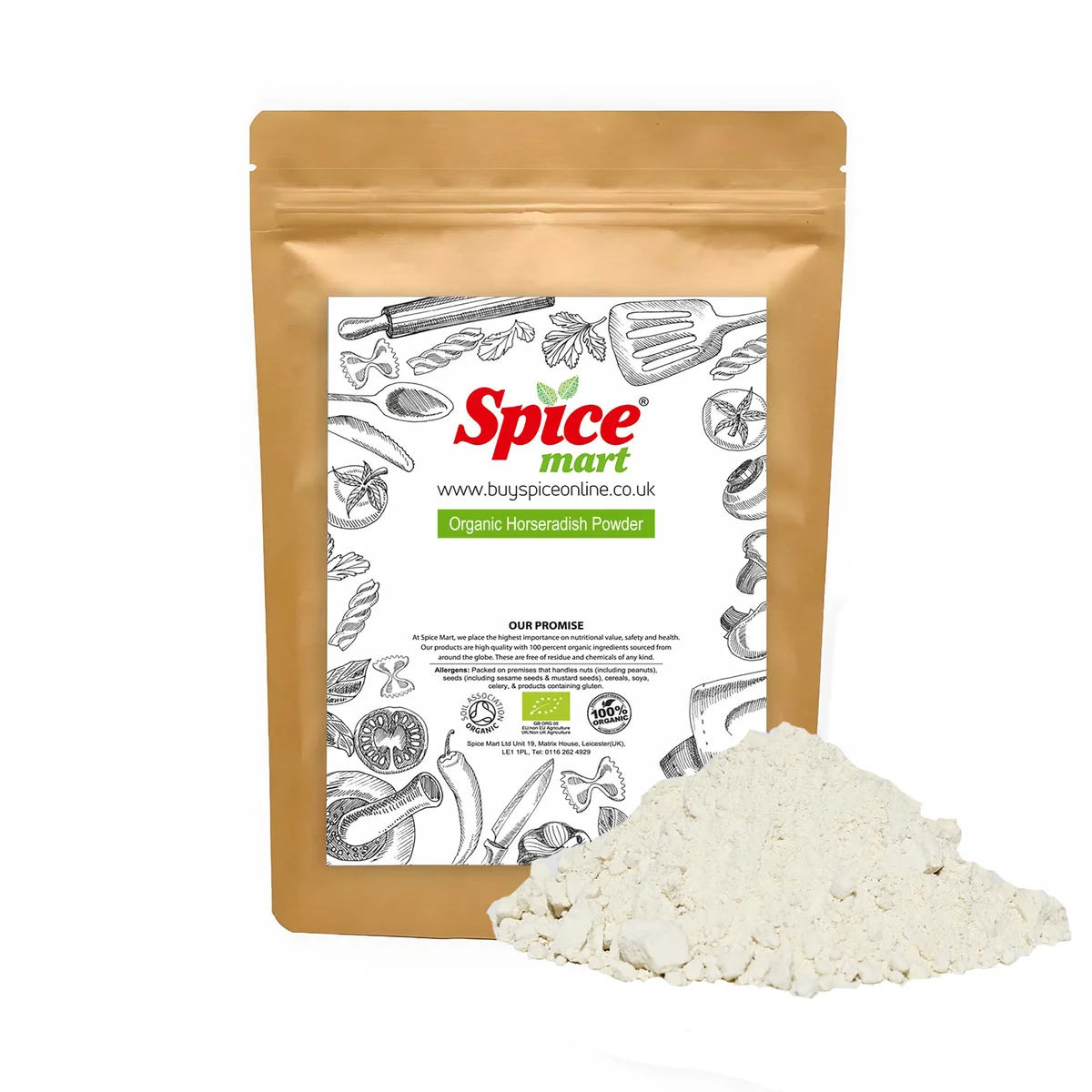 Organic Horseradish Powder 100g