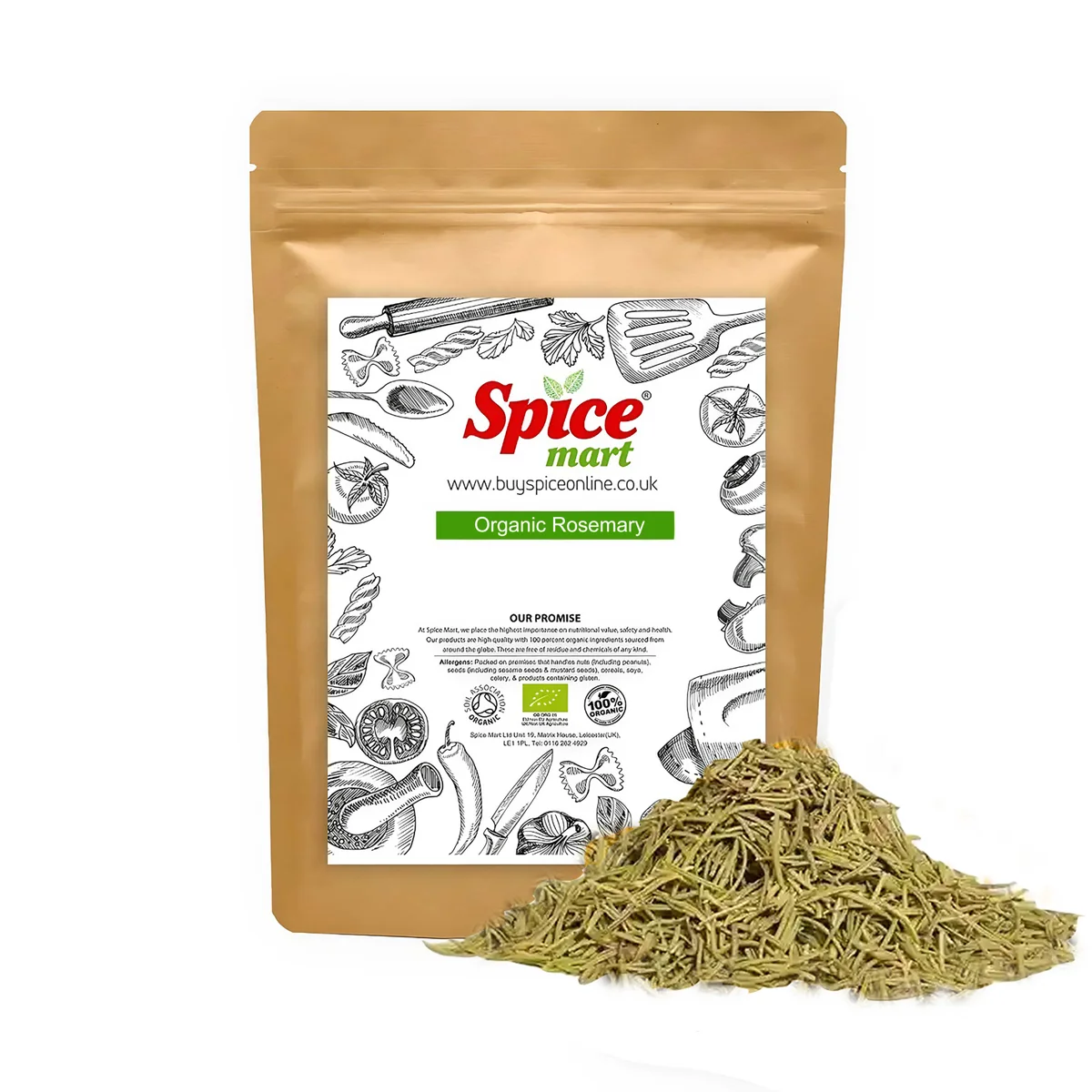 Organic Rosemary 100g