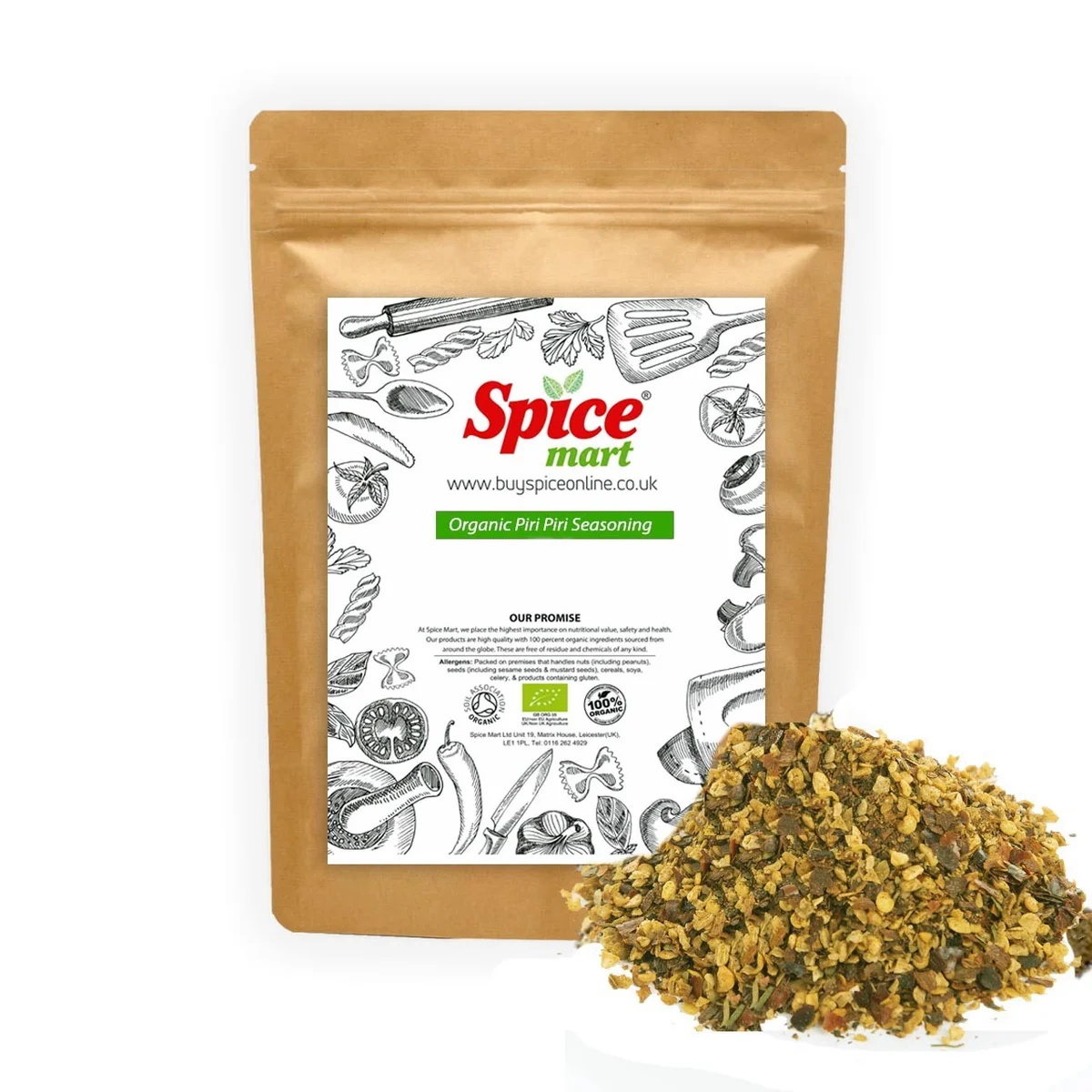 Organic Peri Peri Seasoning 250g