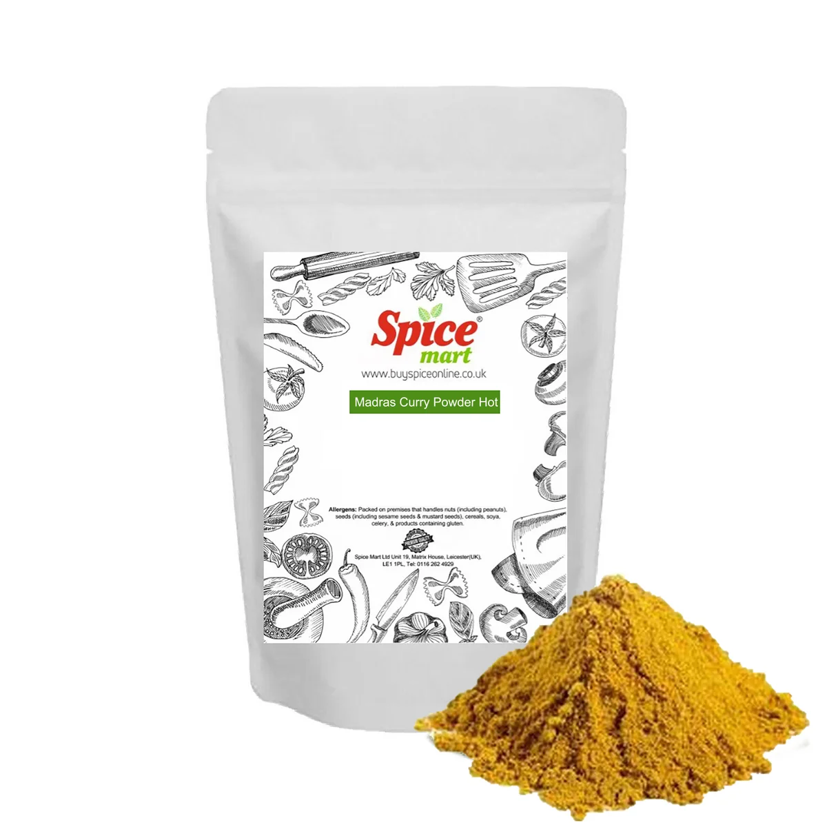 Madras Curry Powder Hot 1kg