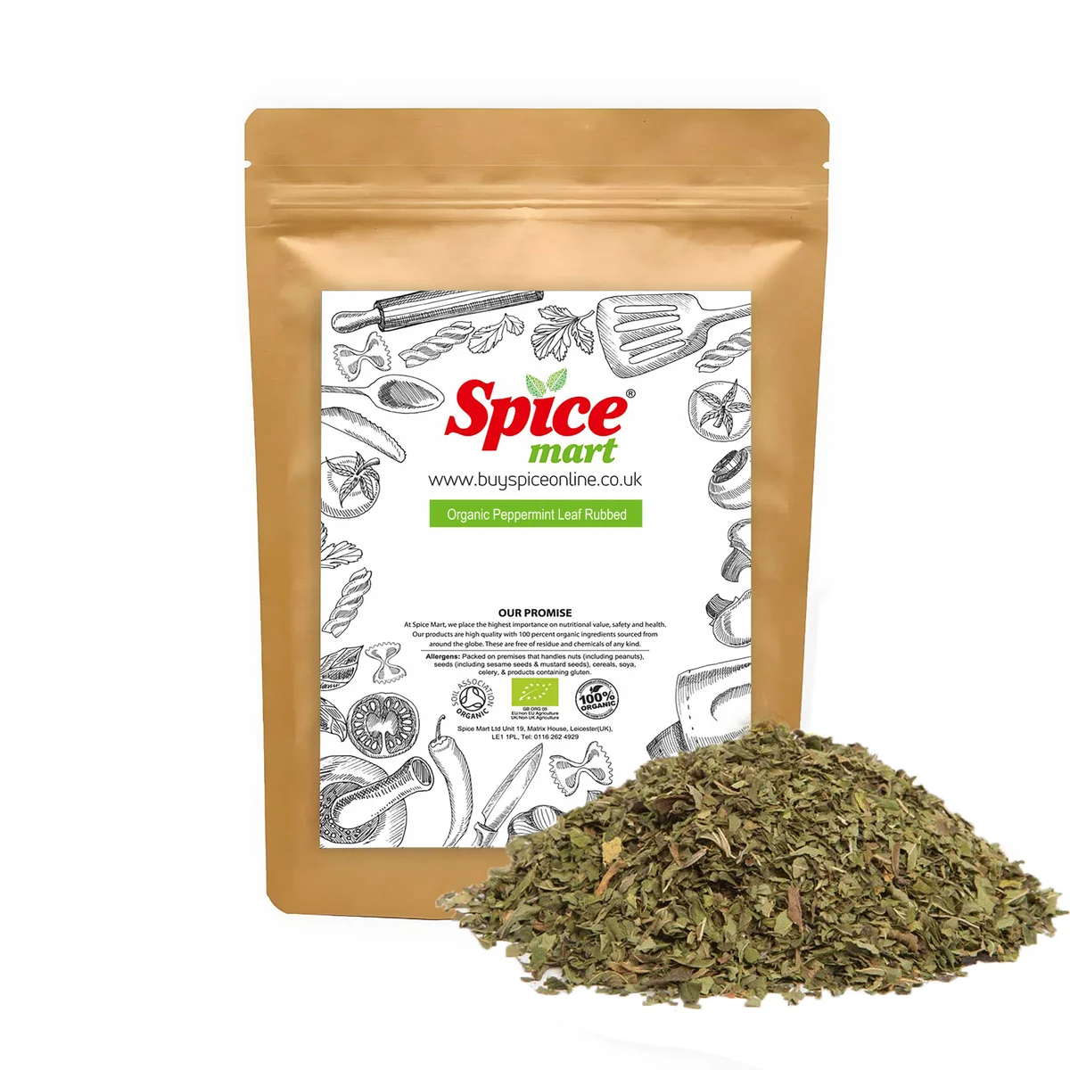 Organic Peppermint Herb 100g