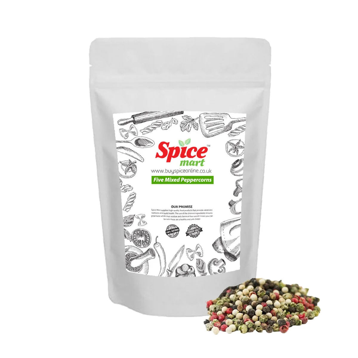 5 Mixed Peppercorns 2kg