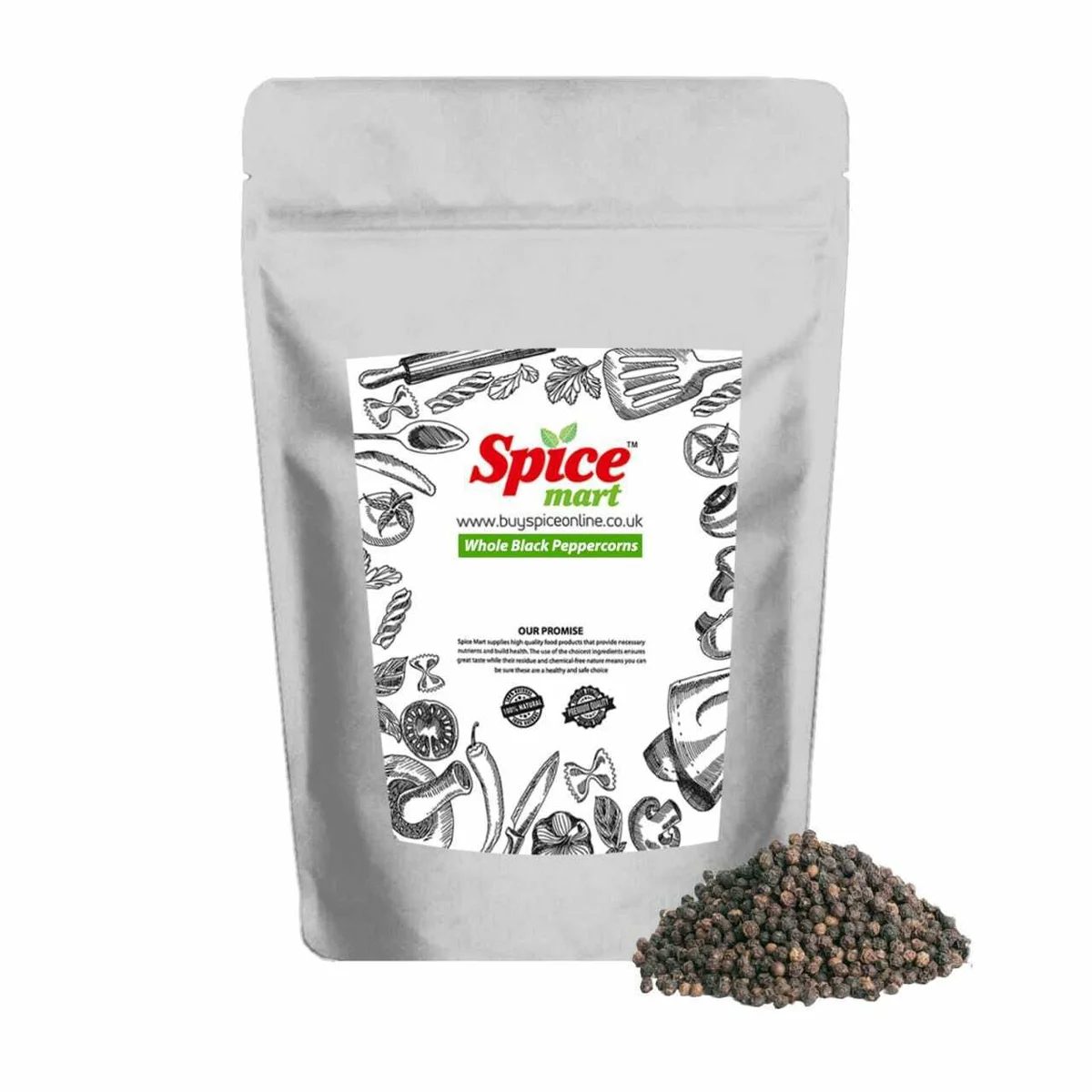 Black Peppercorns 100g