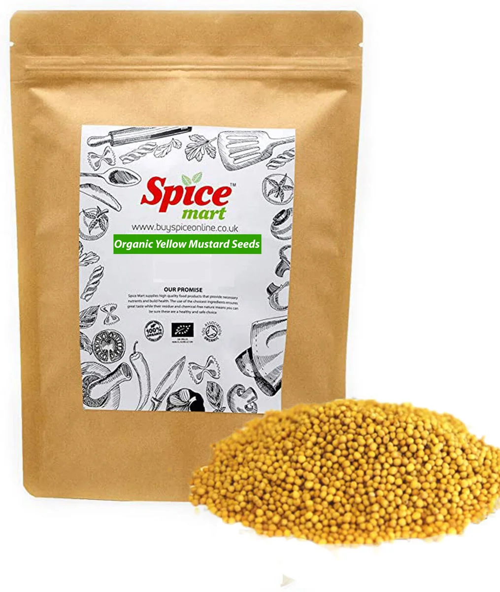 Organic Yellow Mustard Seed 1kg