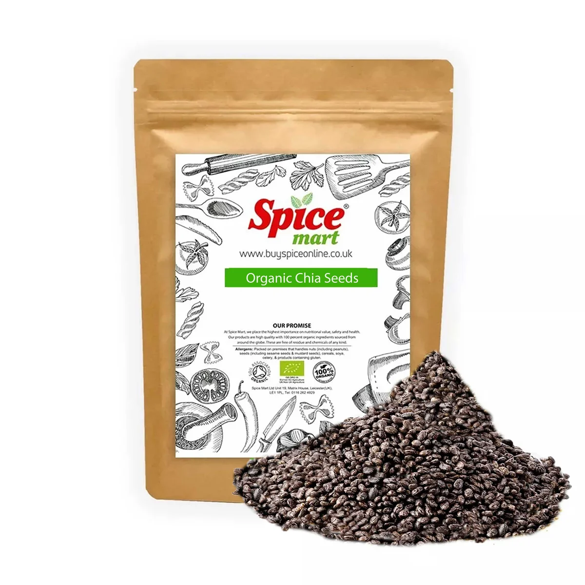 Organic Chia Seeds 100g
