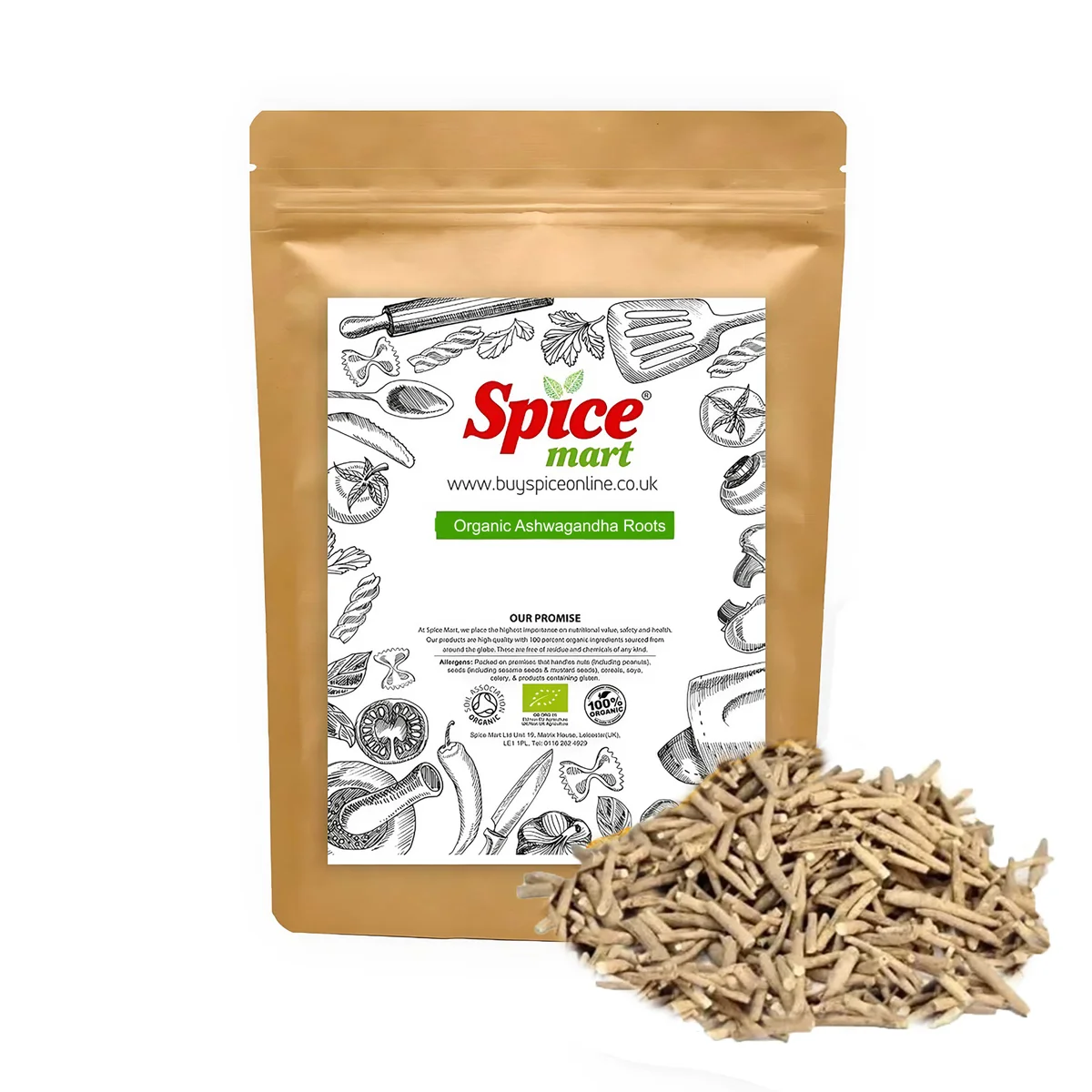 Organic Ashwagandha Roots 1kg