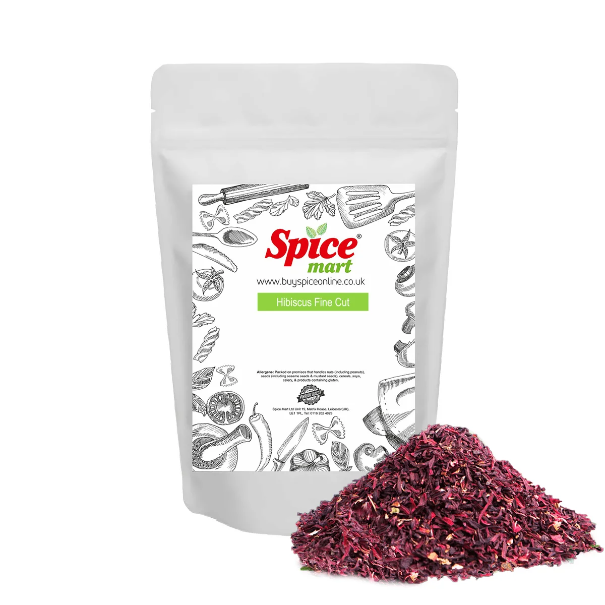 Hibiscus Fine Cut 50g