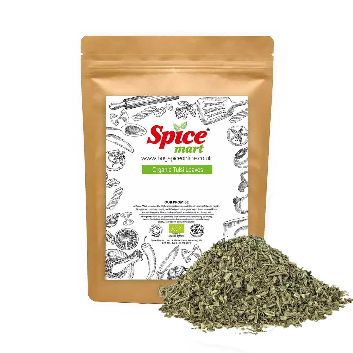 Organic Tulsi Leaves 1kg