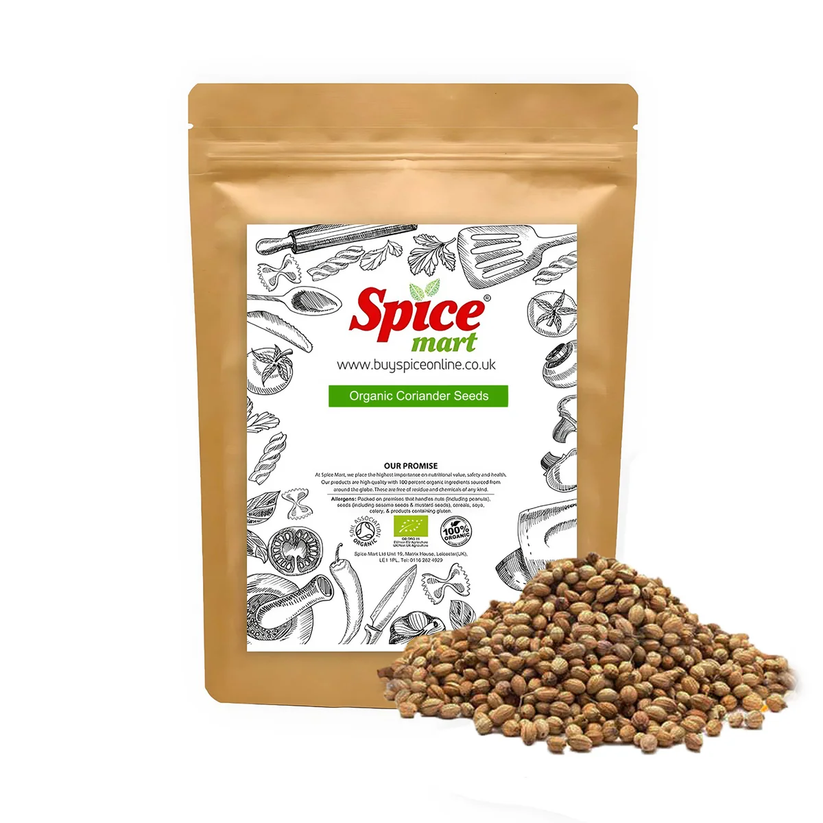 Organic Coriander Seed 100g