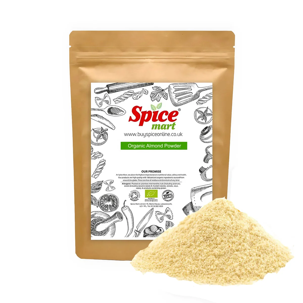Organic Almond Ground 100g
