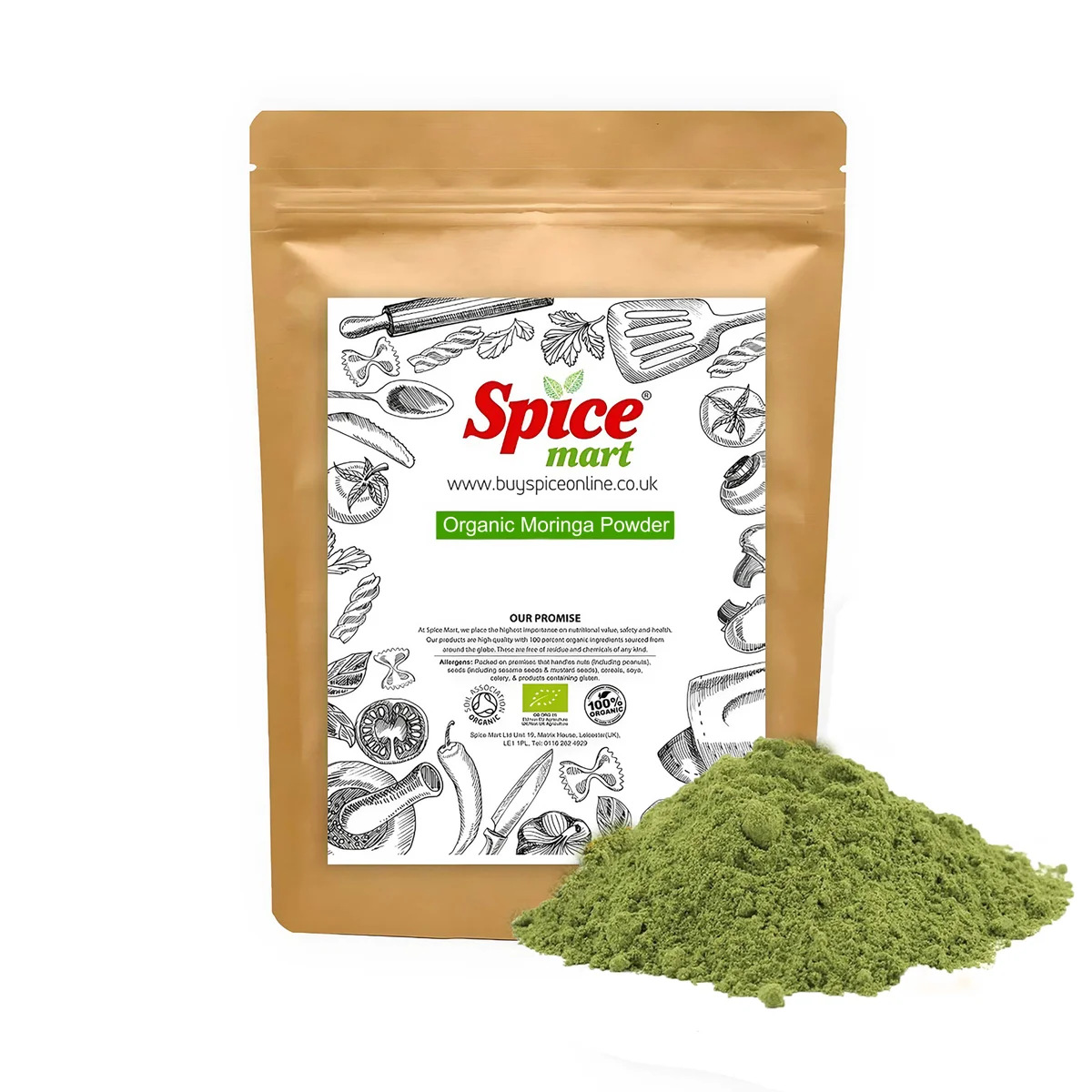 Organic Moringa Powder 500g