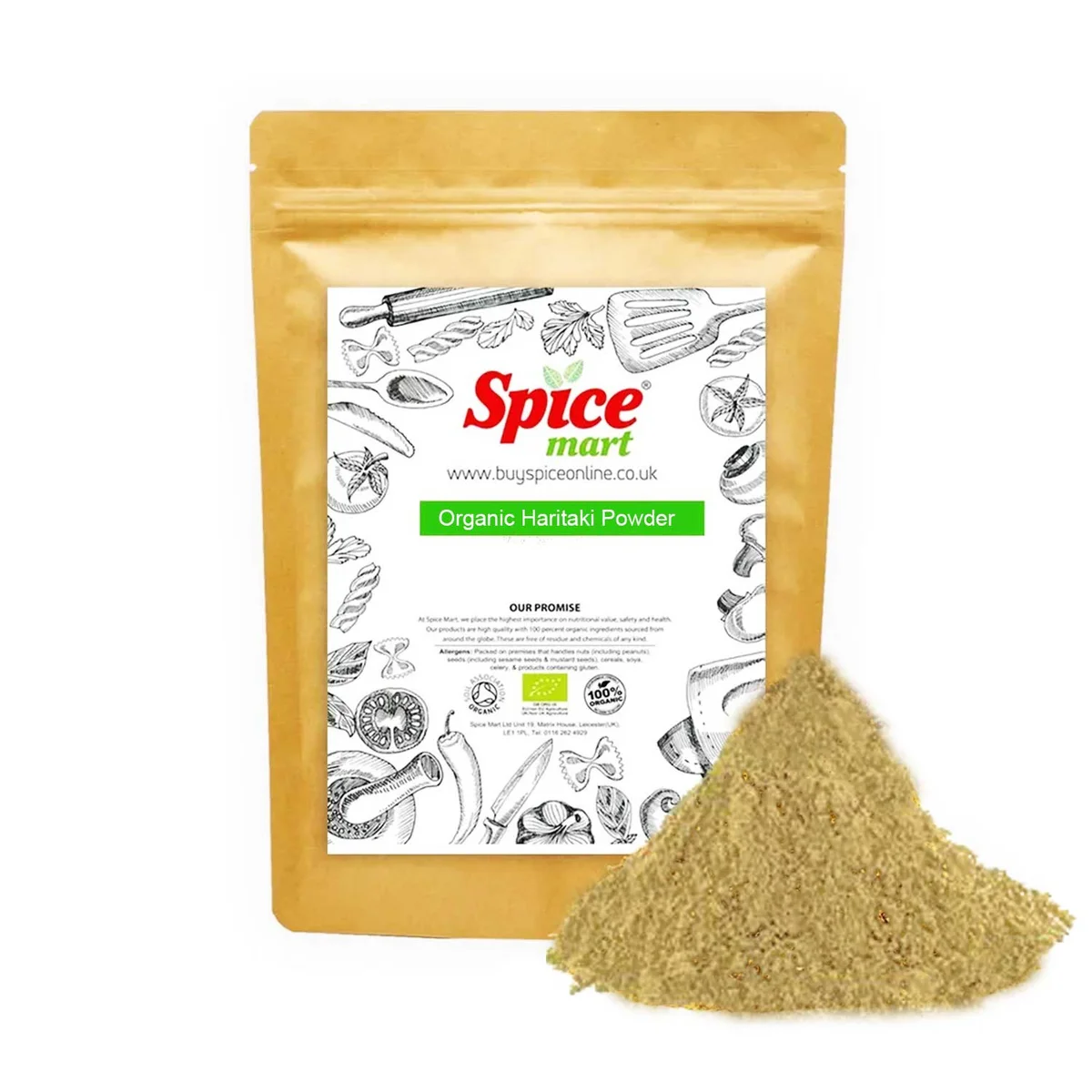 Organic Haritaki Powder 100g