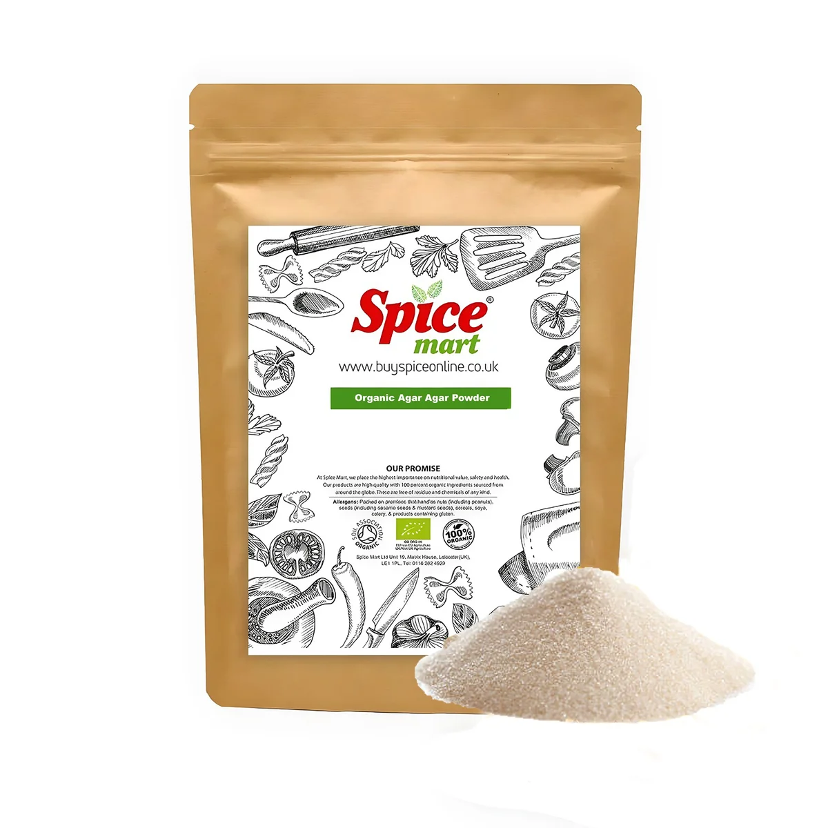 Organic Agar Agar Powder 100g