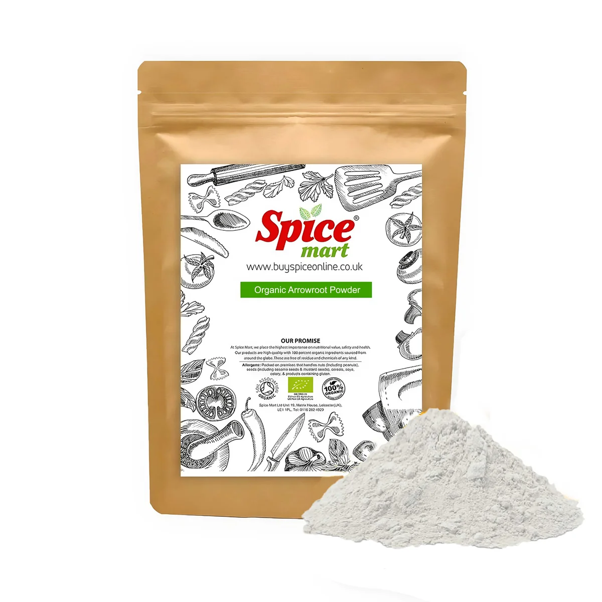 Organic Arrowroot Powder 250g