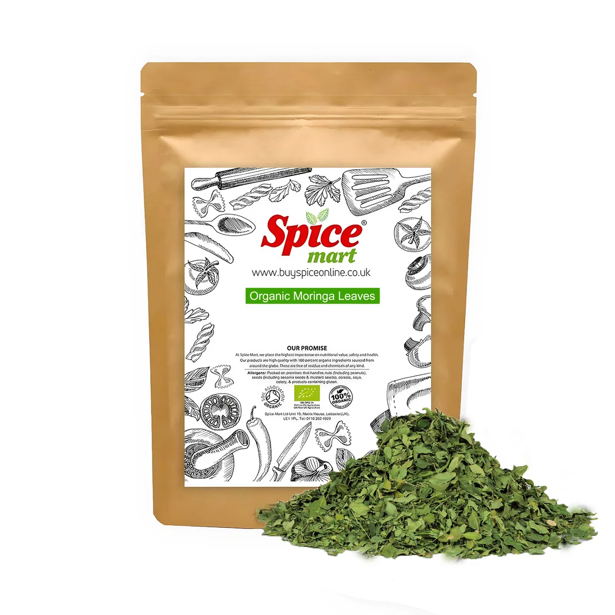 Organic Moringa Leaves 25g