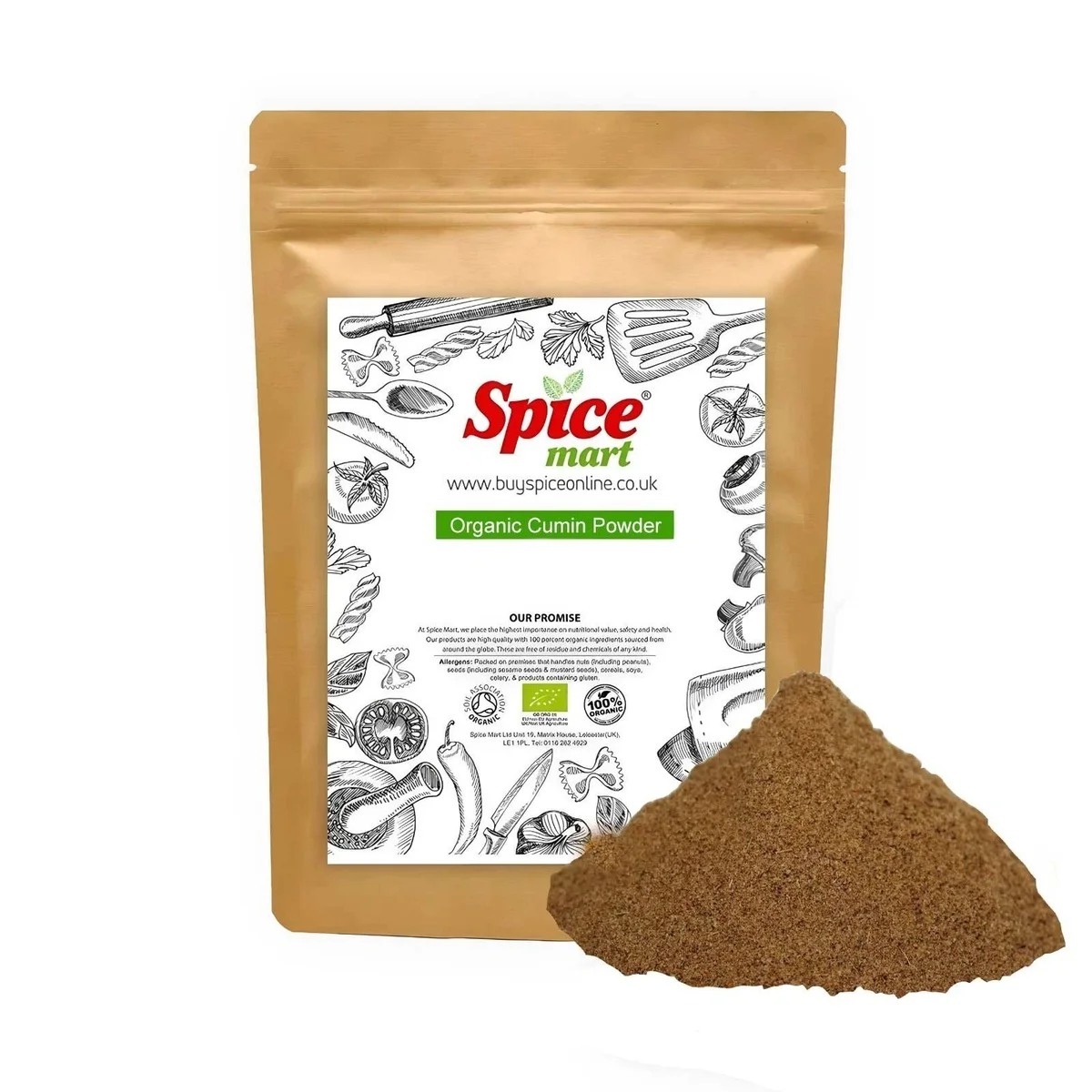 Organic Cumin Powder 100g