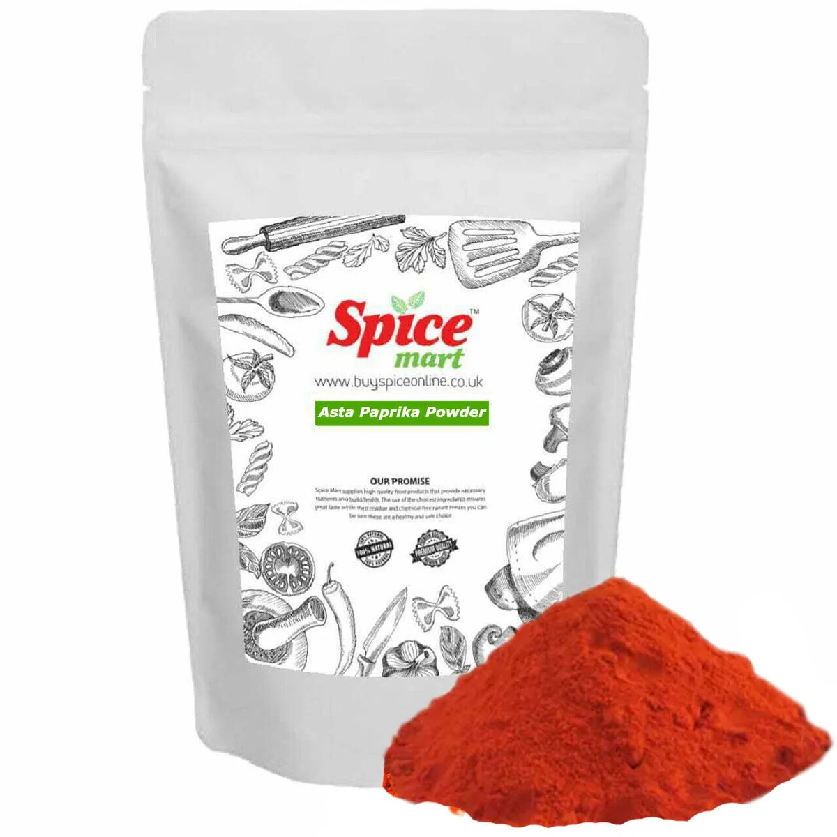 Paprika Powder Asta 100 1kg