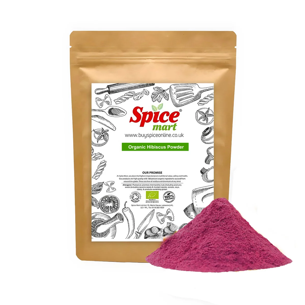 Organic Hibiscus Powder 1kg