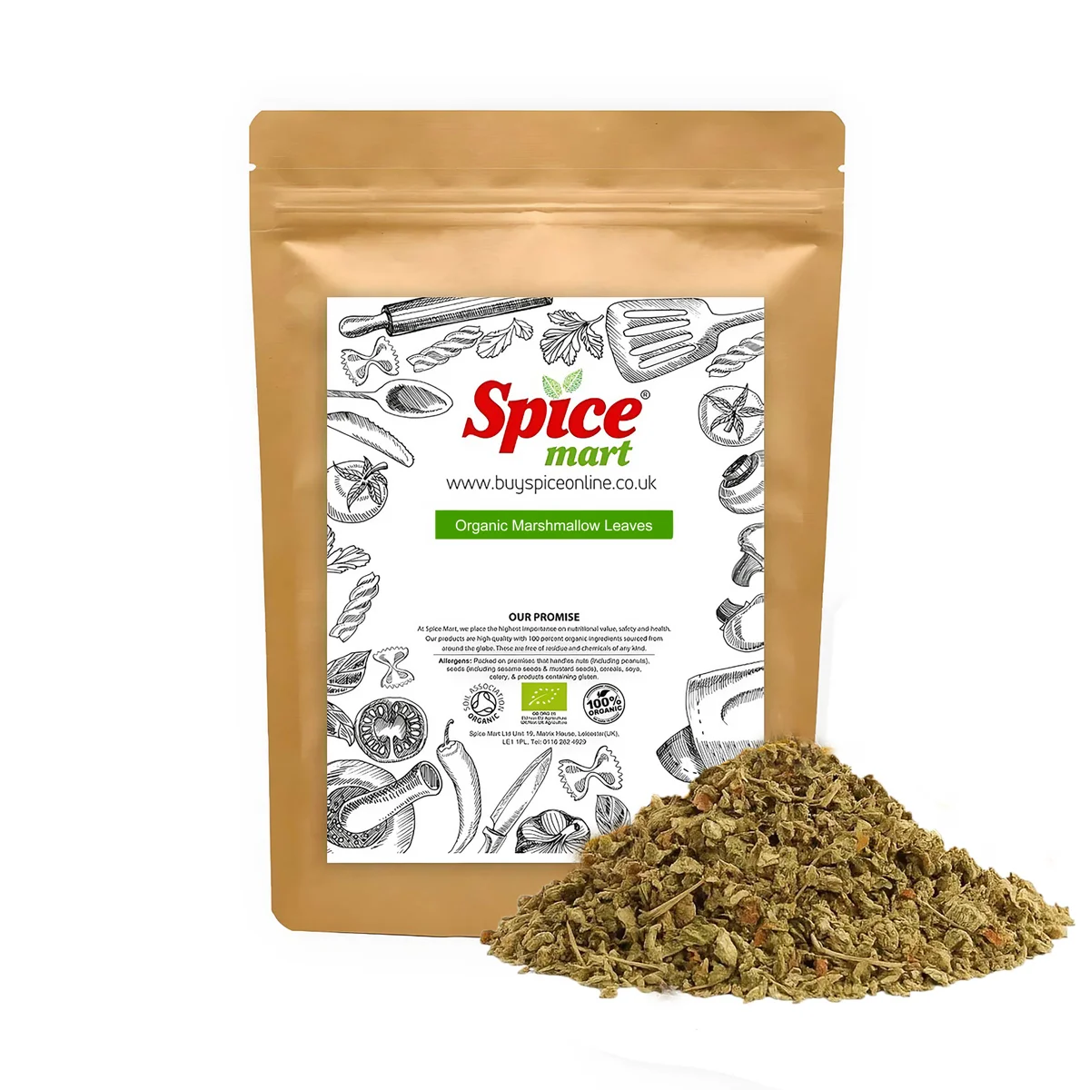 Organic Marshmallow Leaves 100g