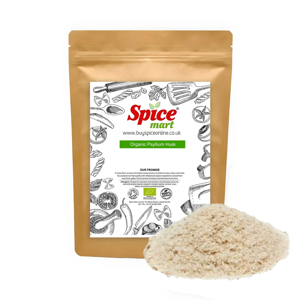 Organic Psyllium Husk 250g
