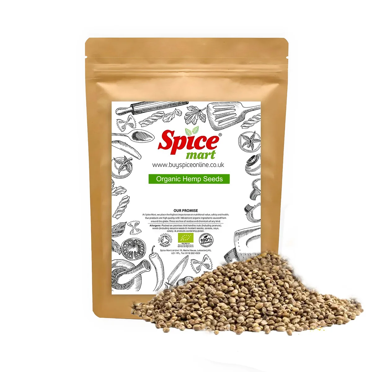 Organic Hemp Seed 1kg