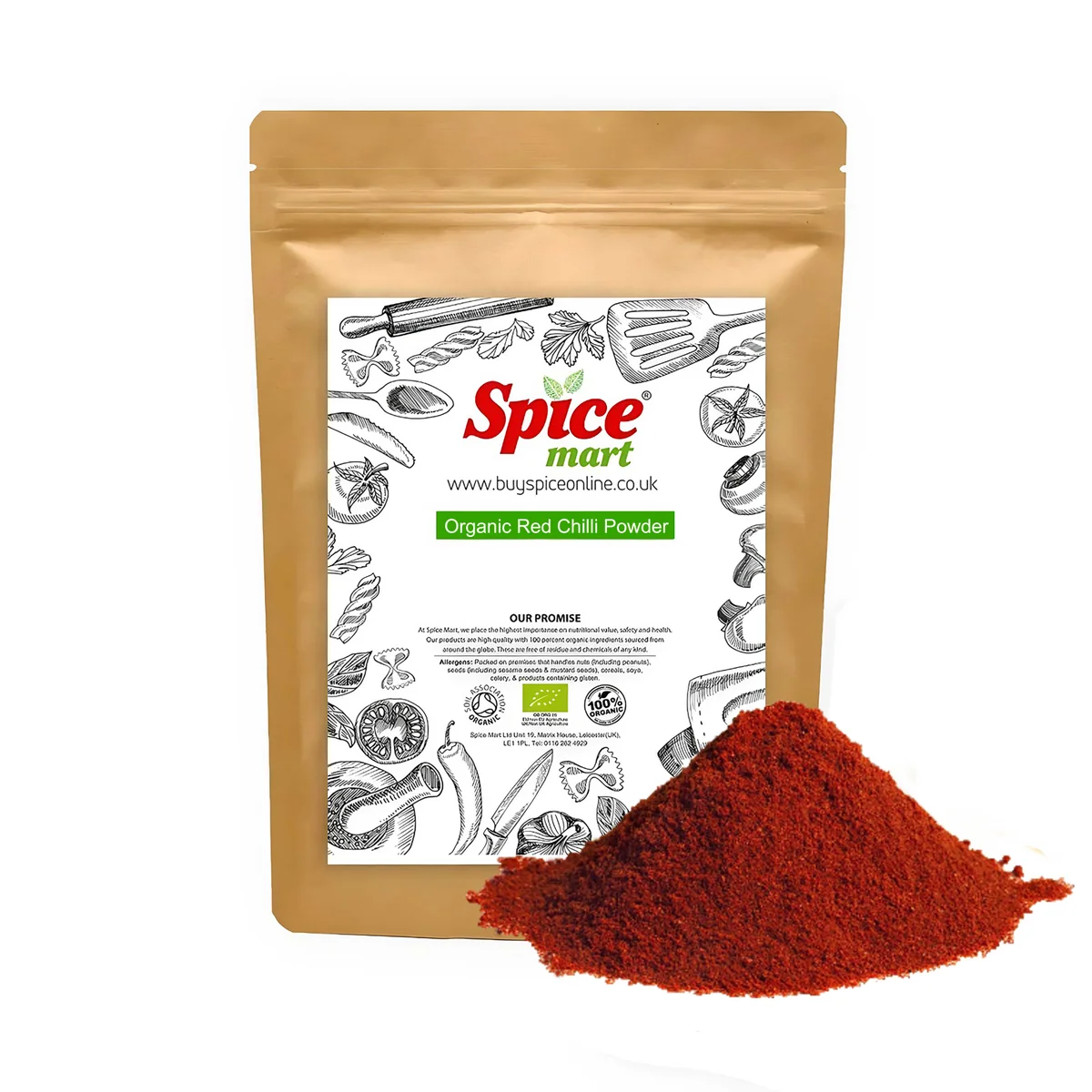Organic Red Chilli Powder 1kg