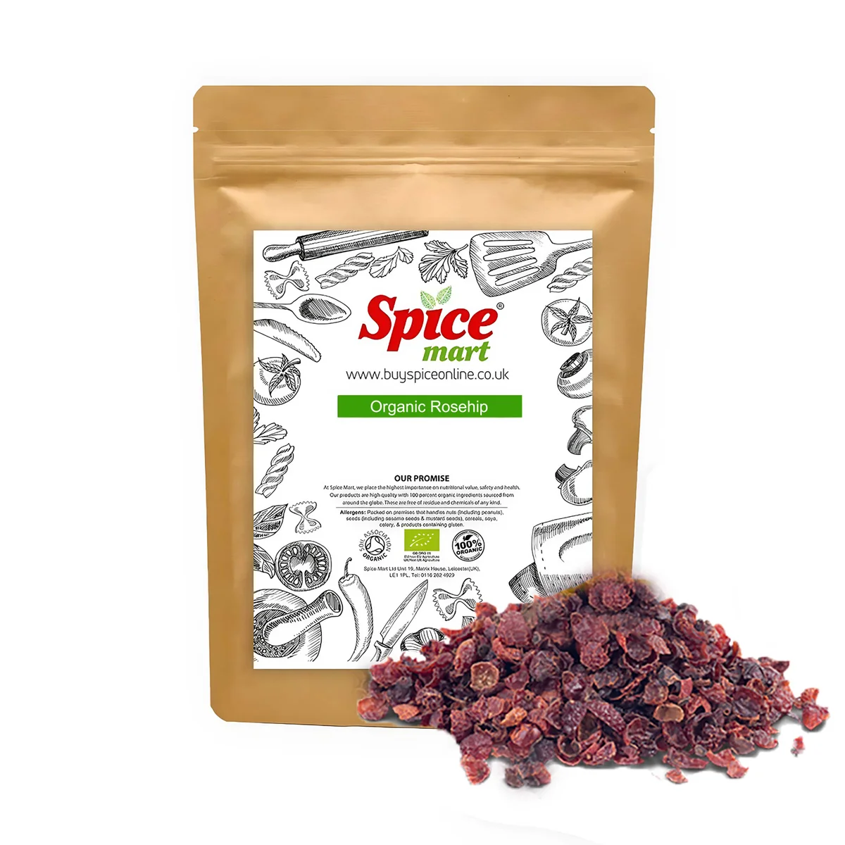 Organic Rosehip 100g