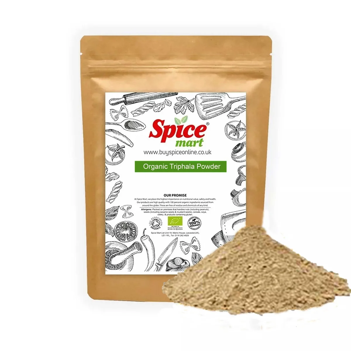 Organic Triphala Powder 50g