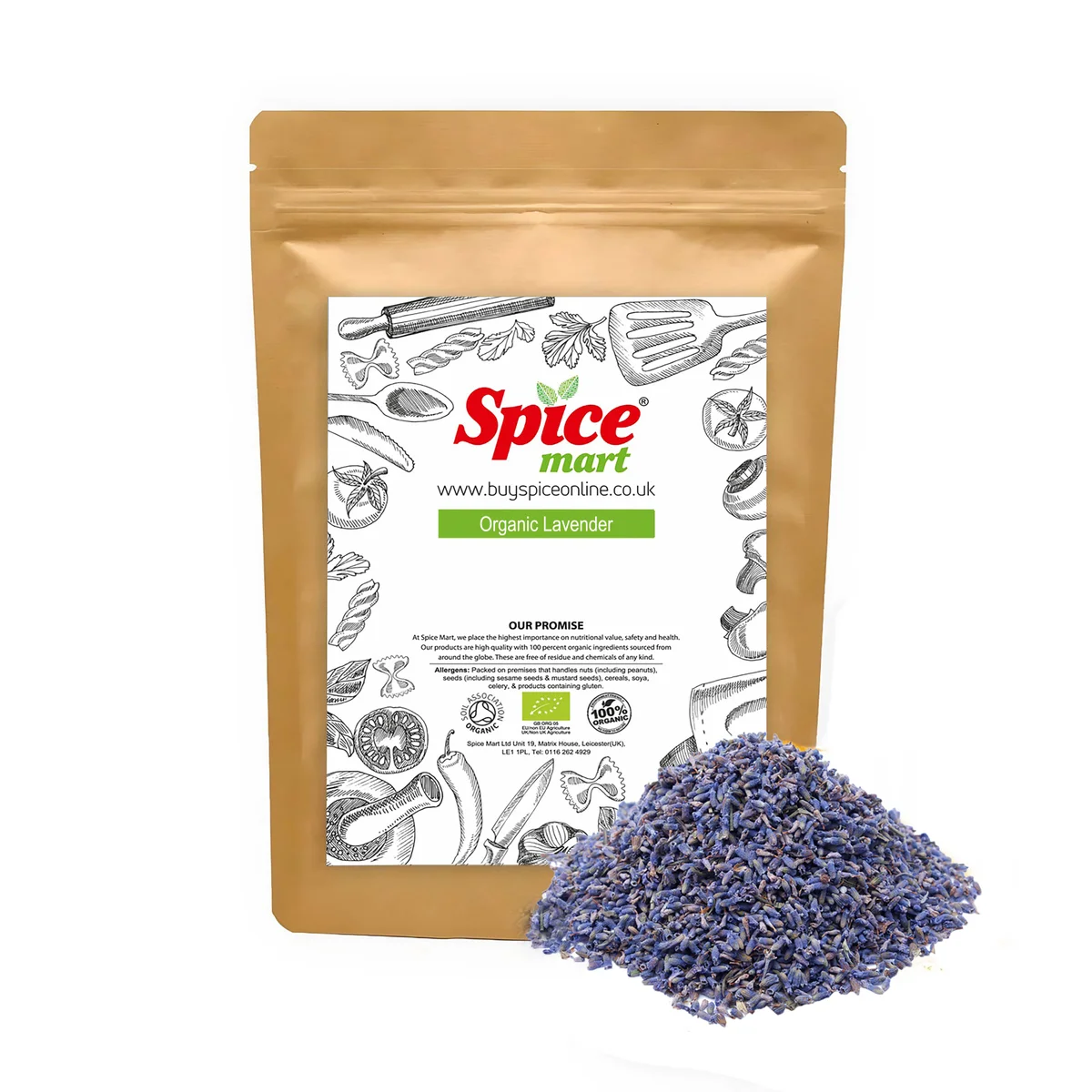 Organic Lavender 100g