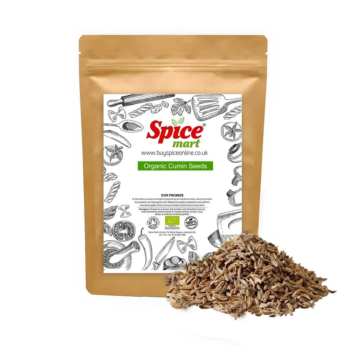 Organic Cumin Seed 2kg