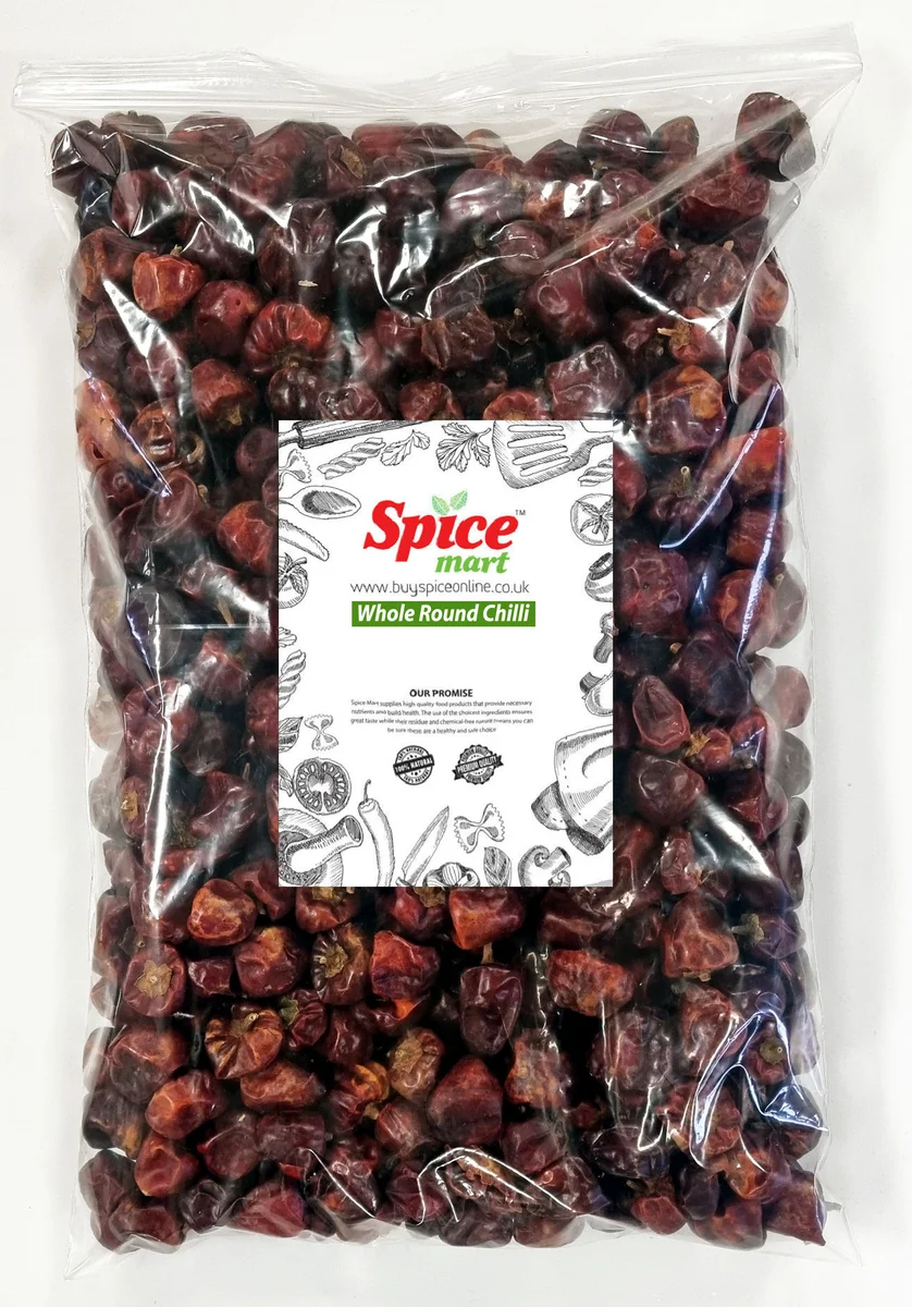 Red Round Chilli Whole 100g