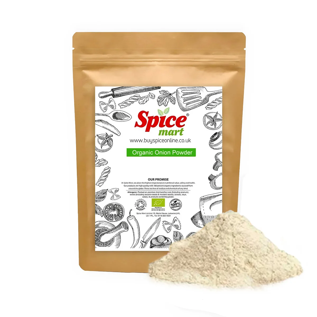 Organic Onion Powder 100g
